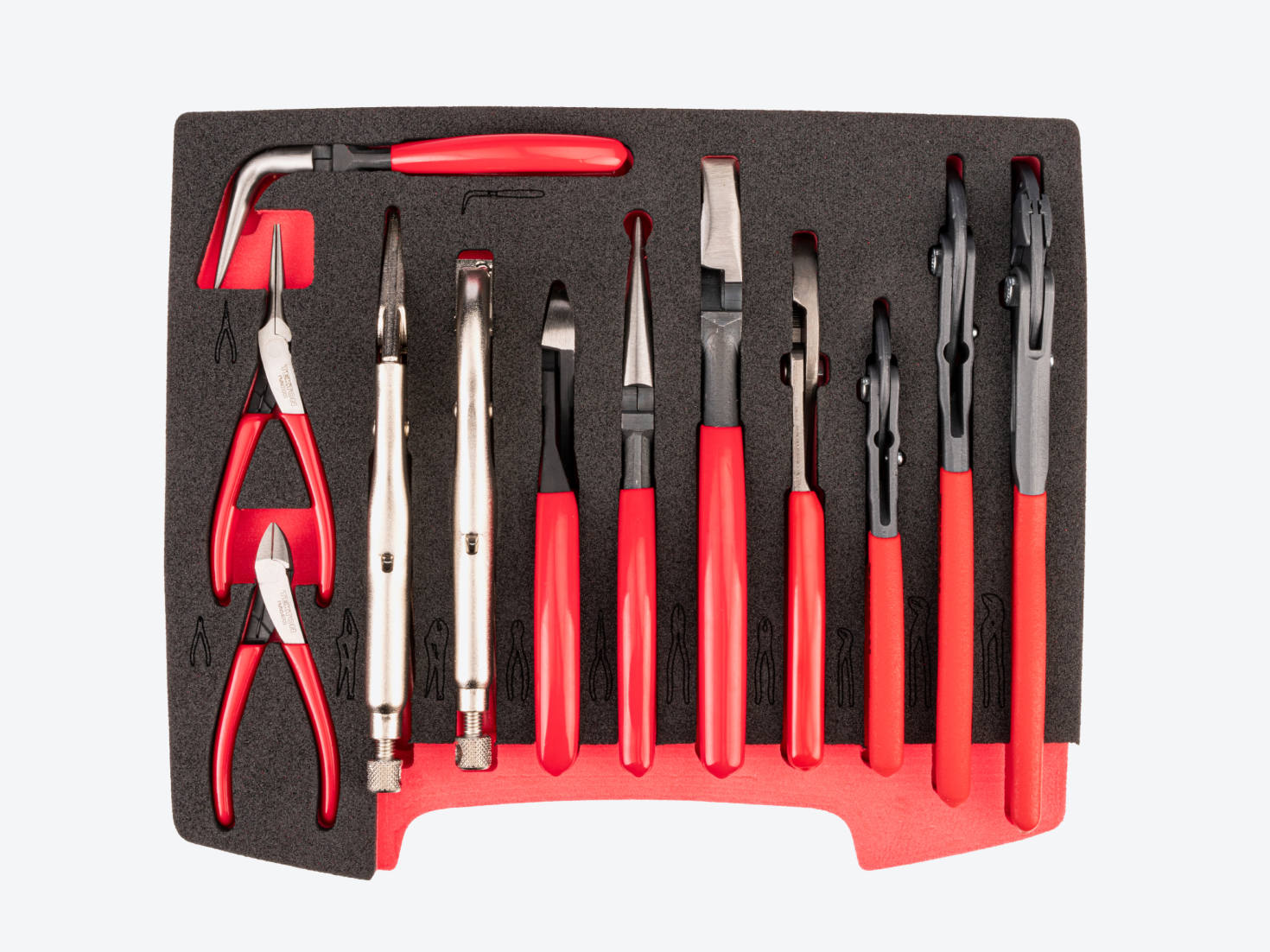 12-Piece Pliers Set with Drawer and Foam | TEKTON