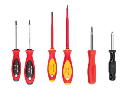 Various sets of Tekton screwdrivers