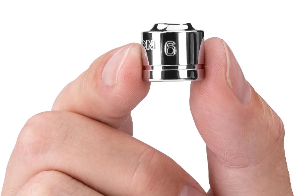 A person holding an extra-shallow-socket
