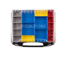 Tekton lidded shallow drawer with bins