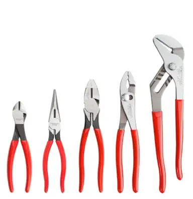 Tekton pliers set with cutting and gripping pliers