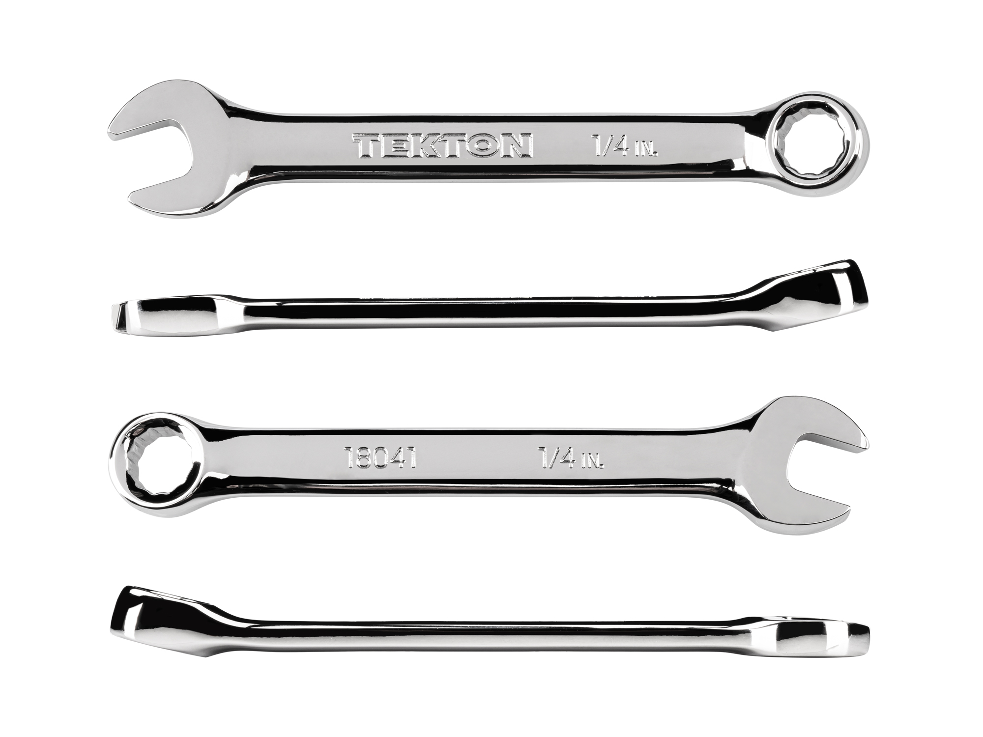 TEKTON Stubby-Maulschlüssel Set - Kurze Länge Für Enge Räume, Chrom-Vanadium-Stahl, Spiegelverchromt