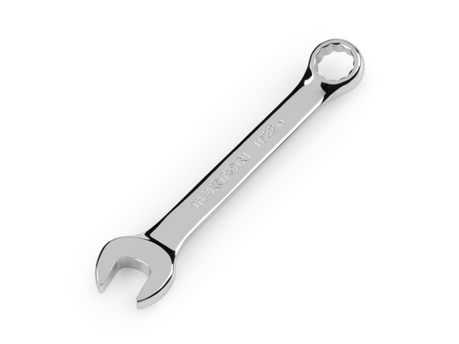 TEKTON 18044-T 11/32 Inch Stubby Combination Wrench