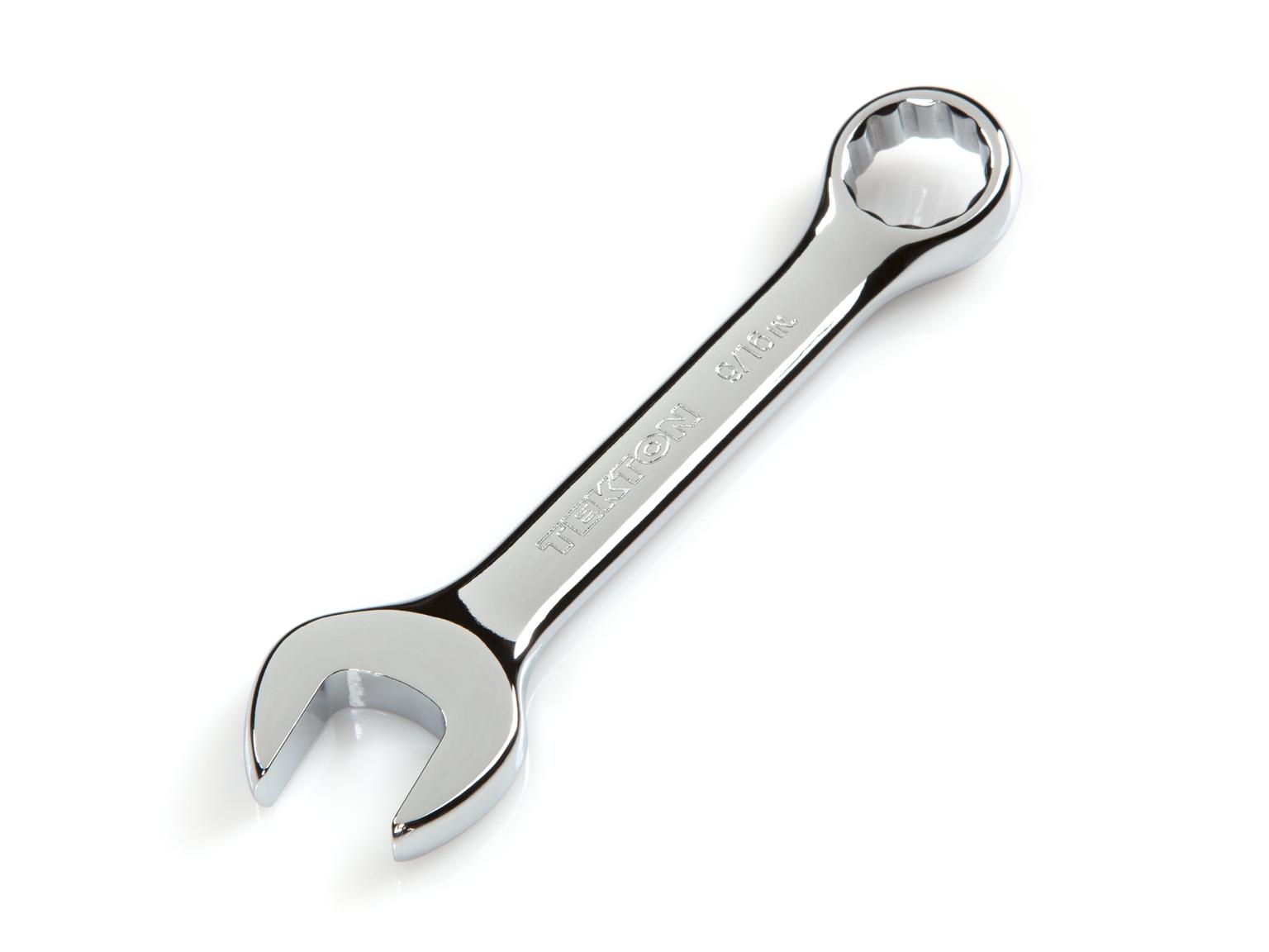 TEKTON 18048-T 9/16 Inch Stubby Combination Wrench