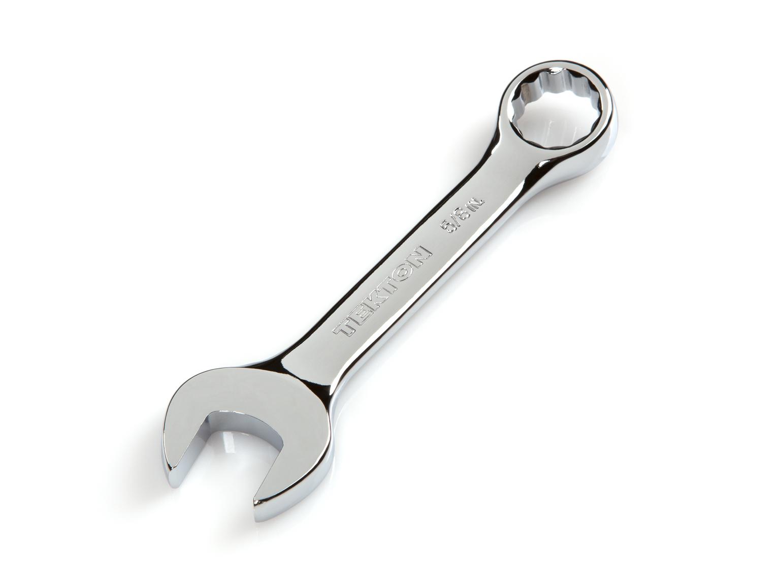 TEKTON 18049-T 5/8 Inch Stubby Combination Wrench