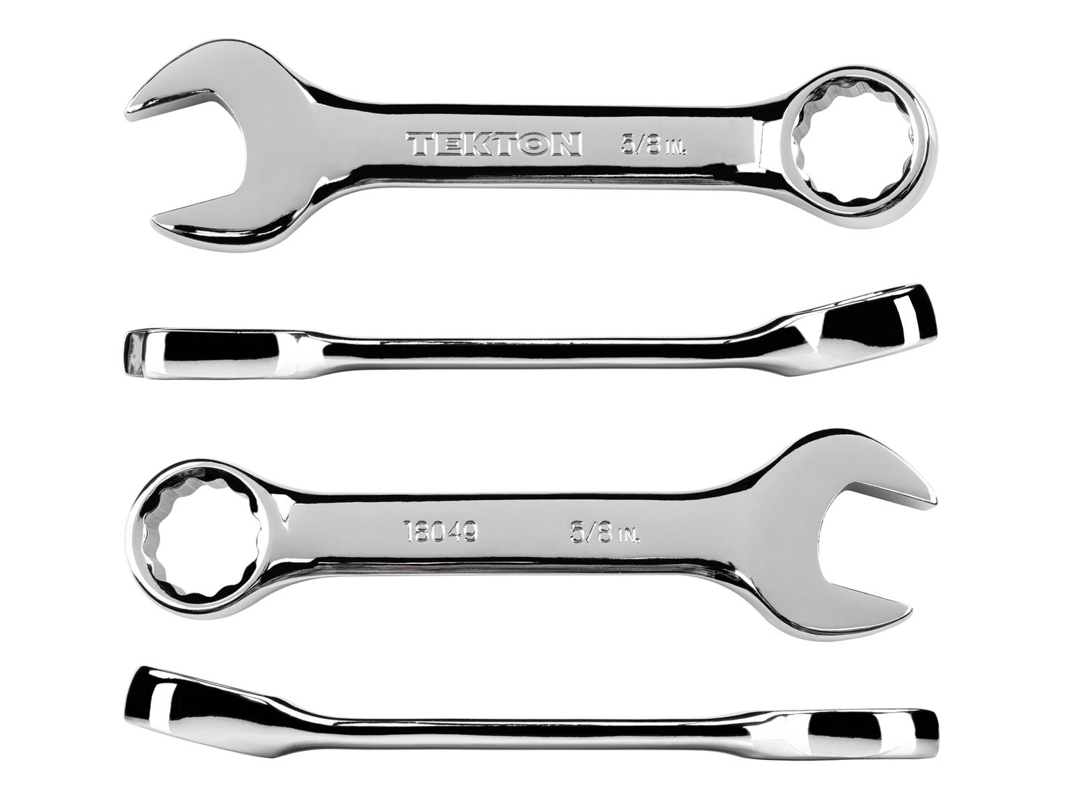 TEKTON 18049-T 5/8 Inch Stubby Combination Wrench