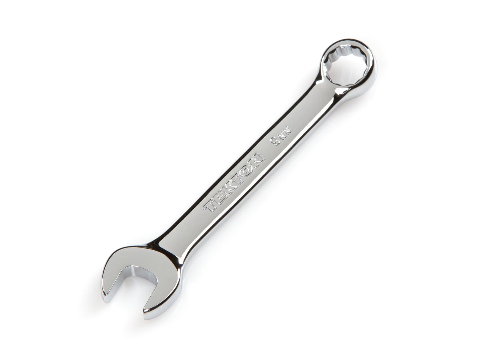 TEKTON 18064-T 9 mm Stubby Combination Wrench