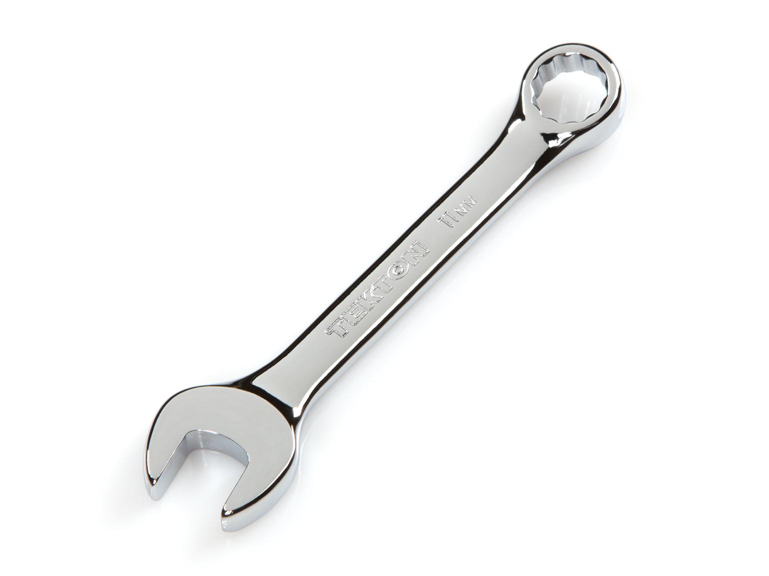 TEKTON 18066-T 11 mm Stubby Combination Wrench
