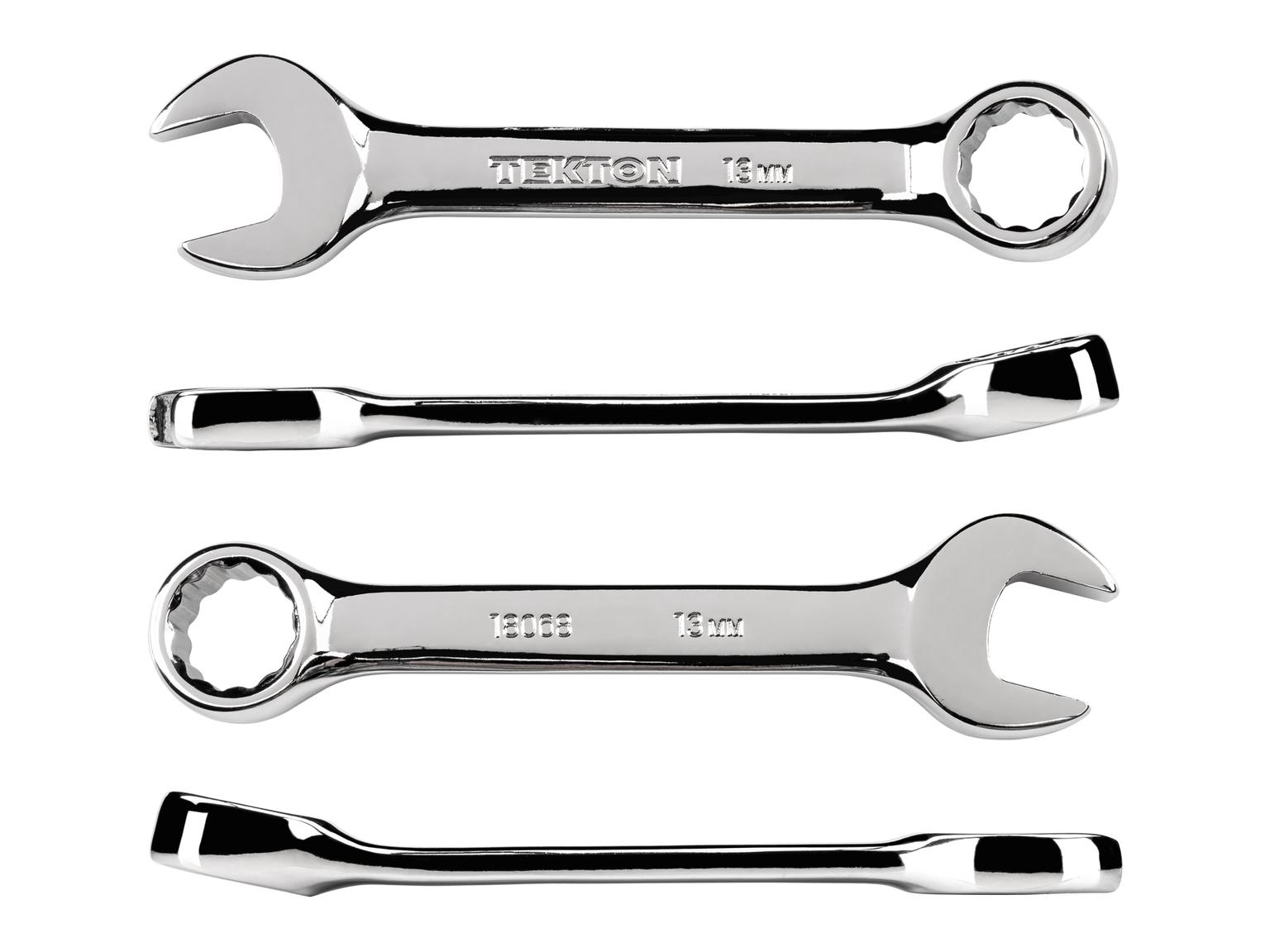 TEKTON 18068-T 13 mm Stubby Combination Wrench