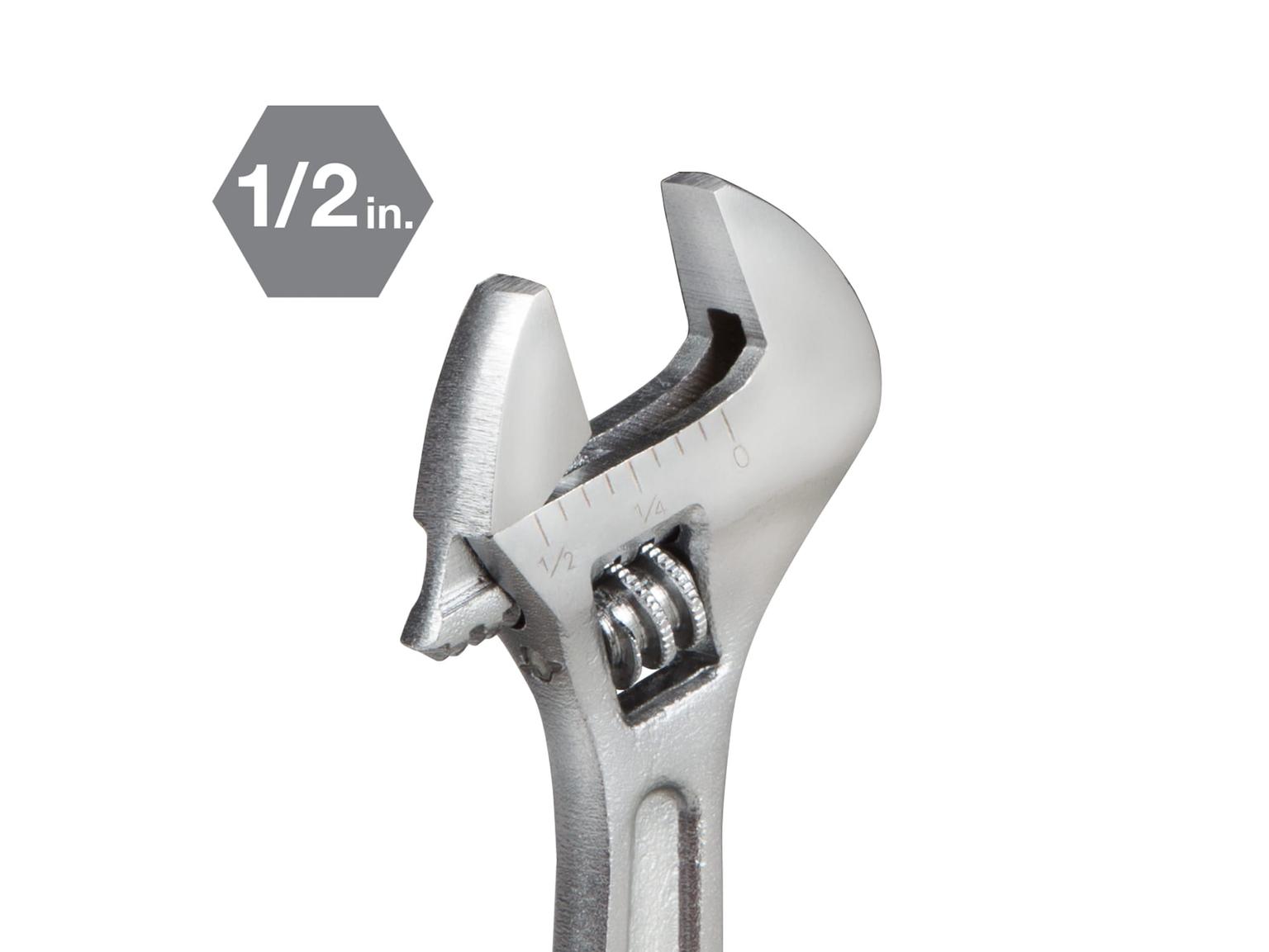 TEKTON 23001 4 Inch Adjustable Wrench