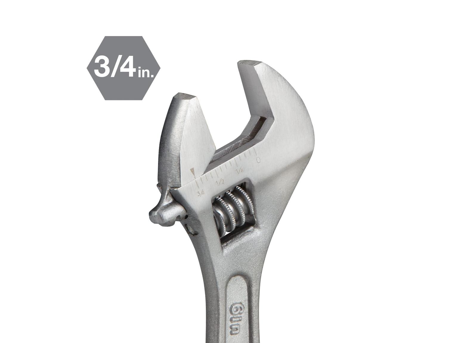 TEKTON 23002 6 Inch Adjustable Wrench