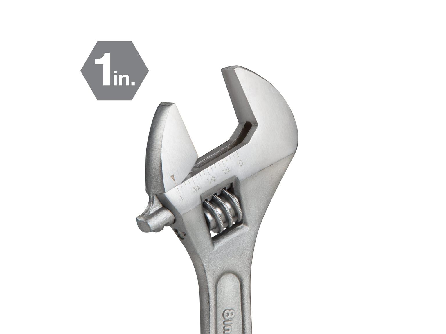 TEKTON 23003 8 Inch Adjustable Wrench