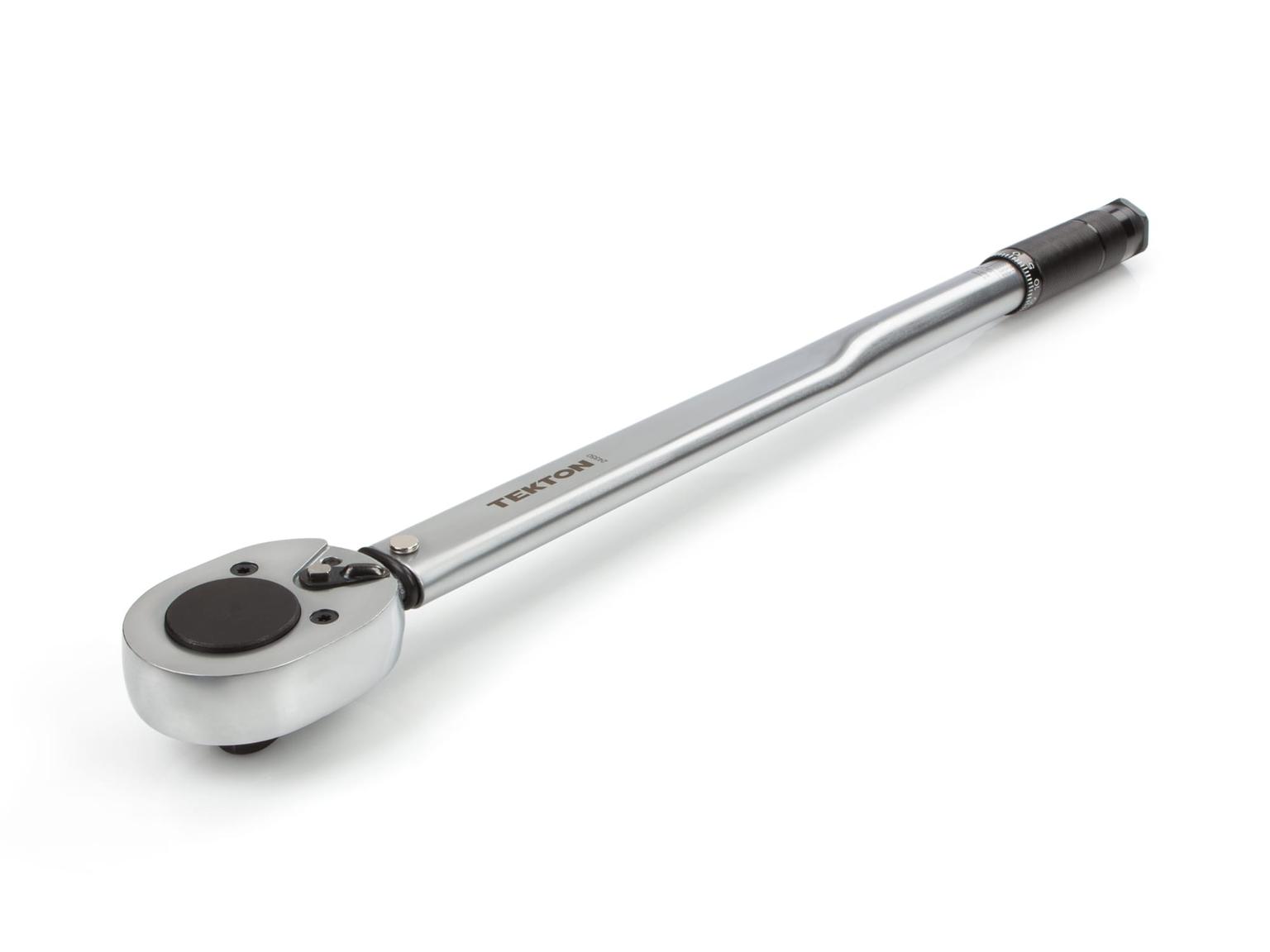 TEKTON 24350-D 3/4 Inch Drive Micrometer Torque Wrench (50-300 ft.-lb.)