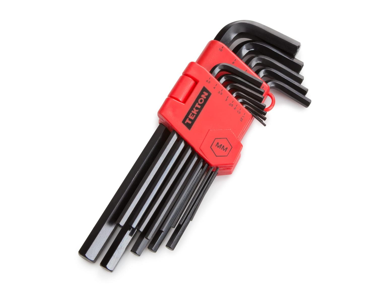 TEKTON 25242 Hex Key Wrench Set, 13-Piece (1.27-10 mm)