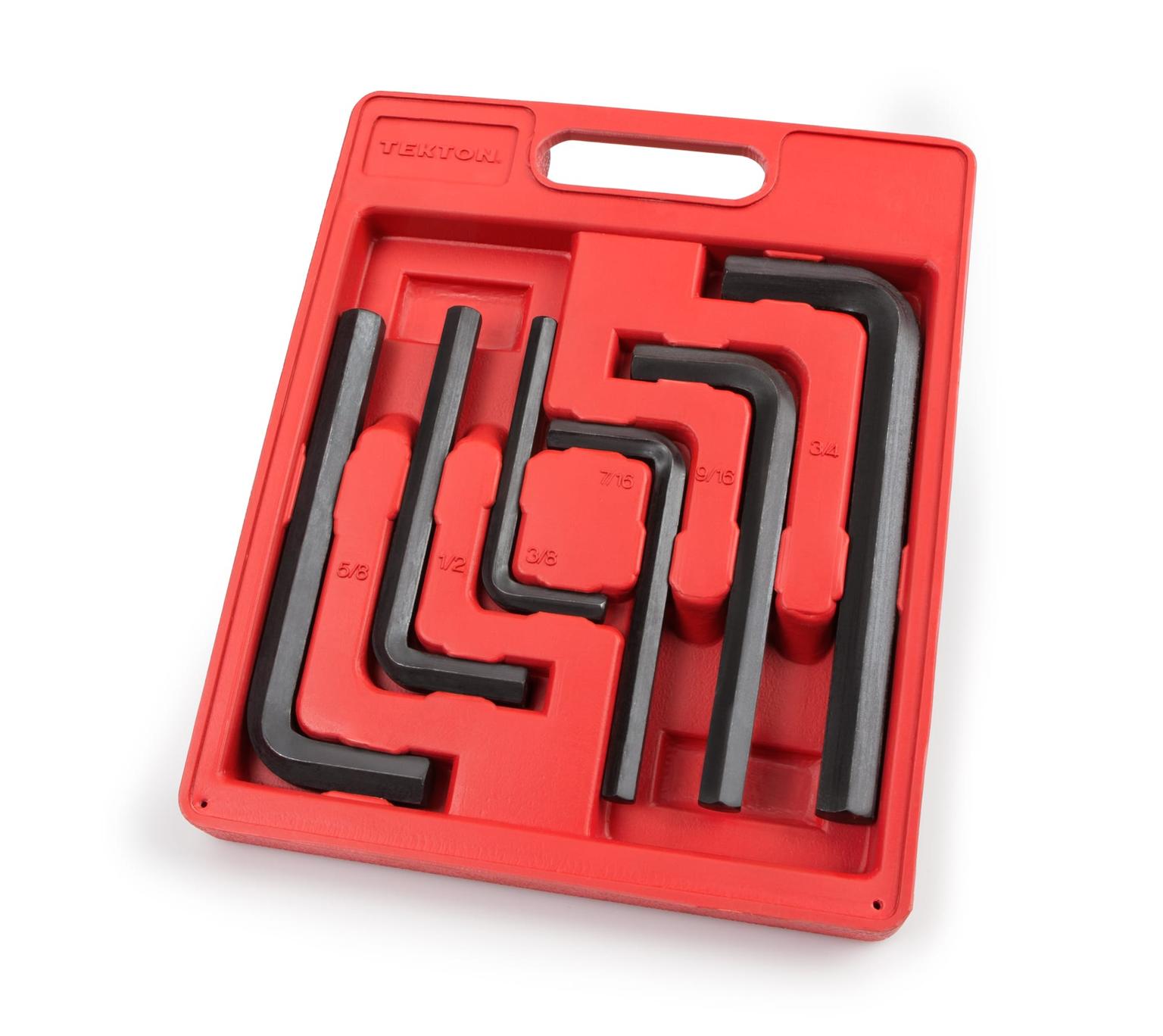 TEKTON 2535 Jumbo Hex Key Wrench Set, 6-Piece (3/8-3/4 in.)