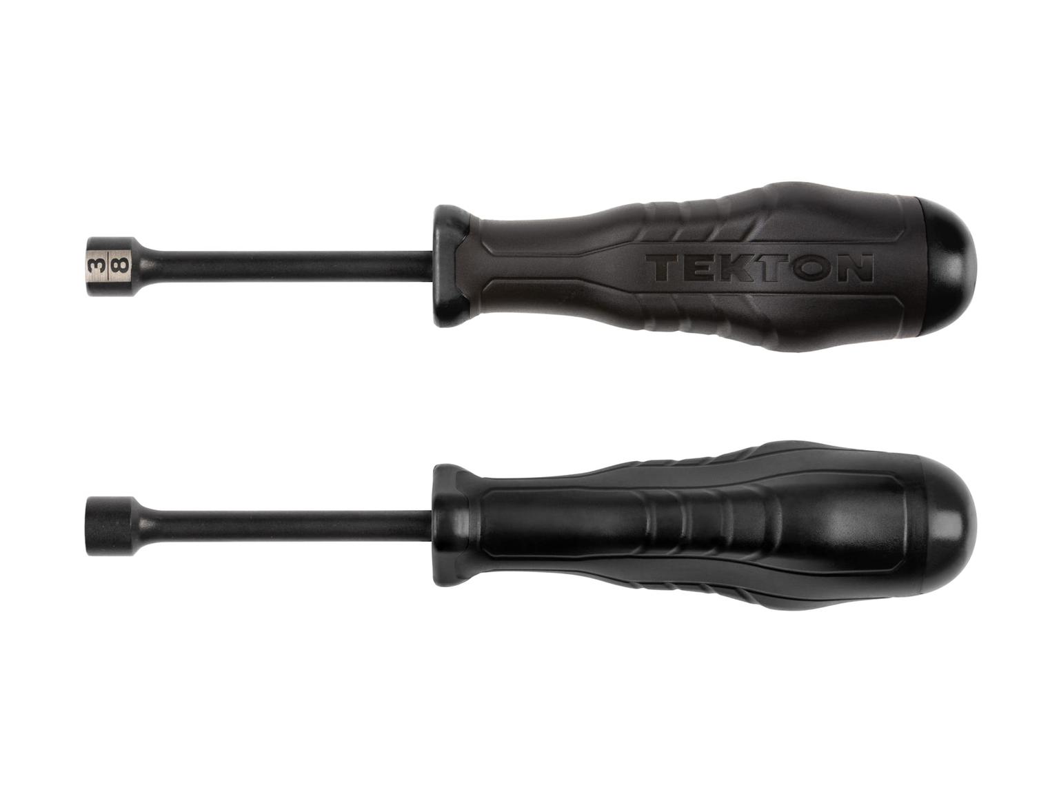 TEKTON 26866-T 3/8 Inch High-Torque Black Oxide Blade Nut Driver