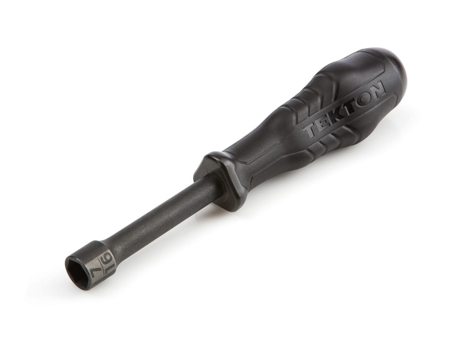 TEKTON 26867-T 7/16 Inch High-Torque Black Oxide Blade Nut Driver