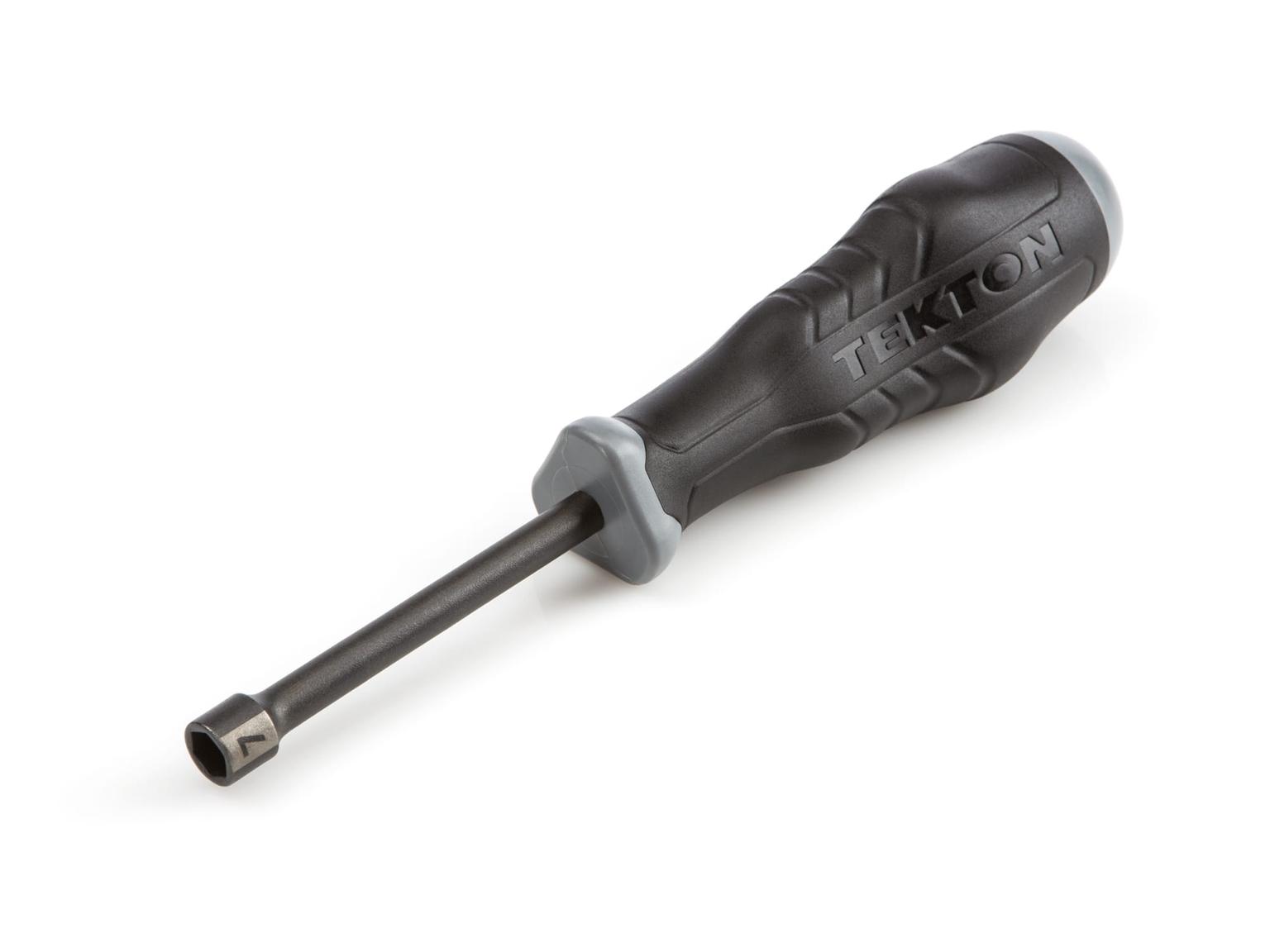 TEKTON 26885-T 7 mm High-Torque Black Oxide Blade Nut Driver