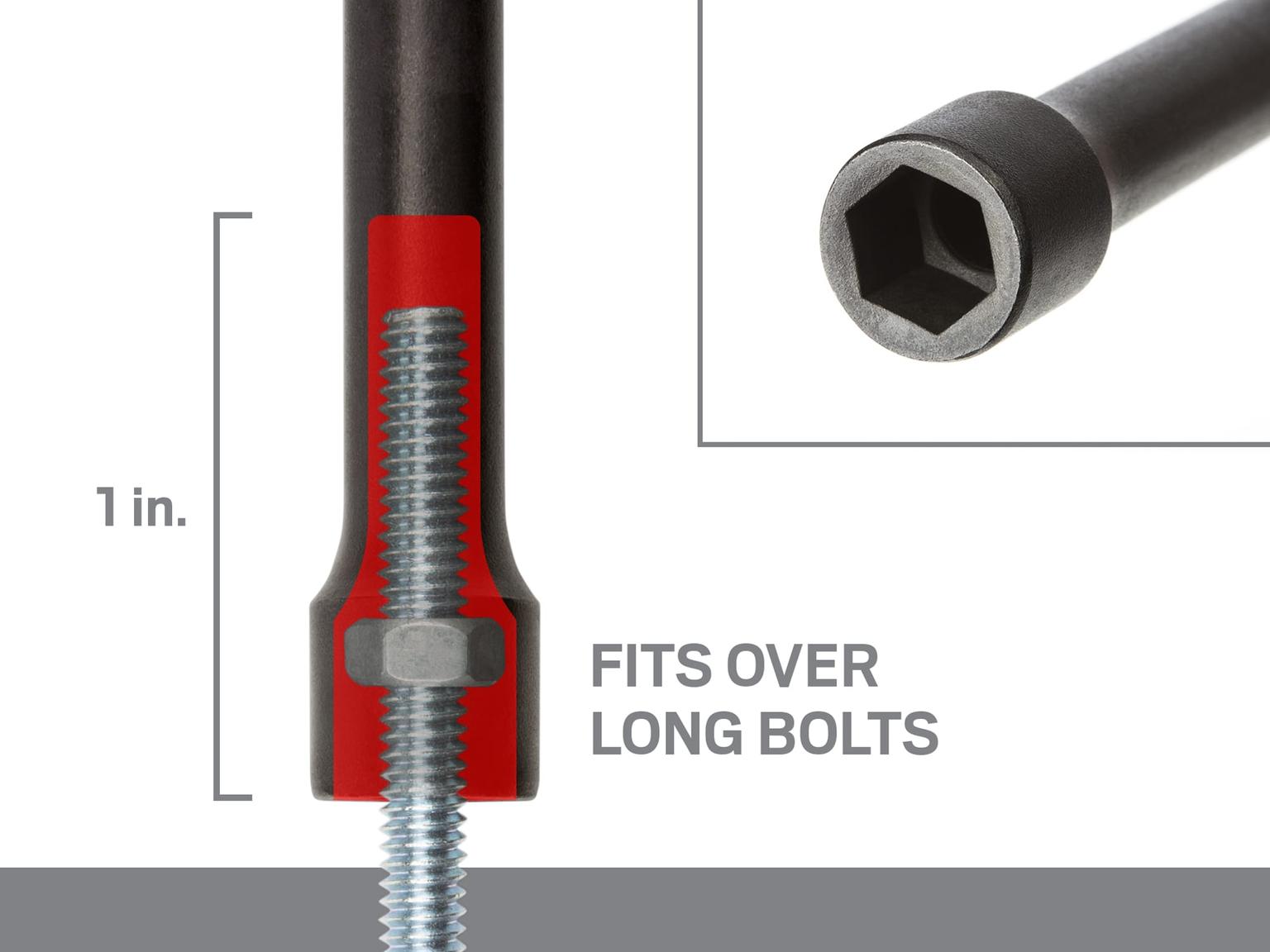 TEKTON 26964-T High-Torque Nut Driver Set, 7-Piece (3/16-1/2 in.)