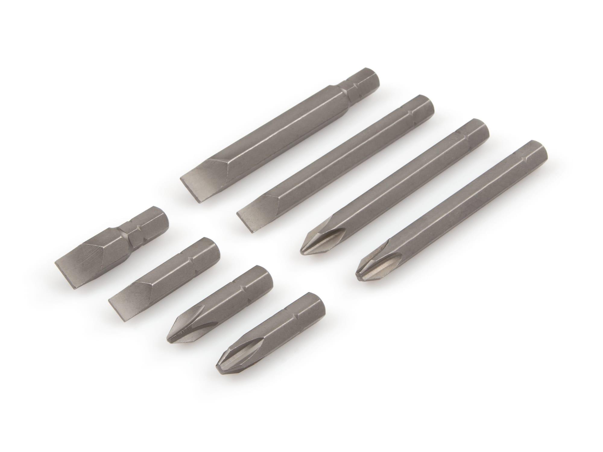 TEKTON 2915 Phillips/Slotted Impact Screwdriver Bit Set (8-Piece)