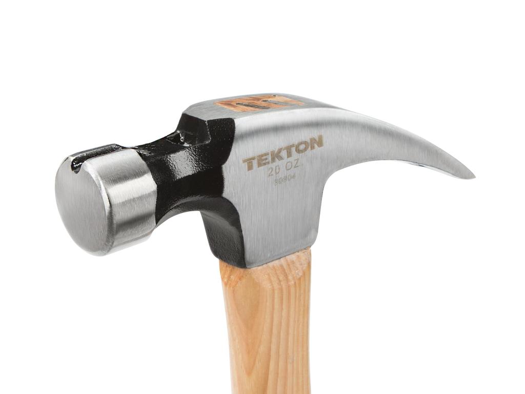 Rip Handle 20 oz. Hickory Handle Magnetic Head Rip Hammer | TEKTON | 30304