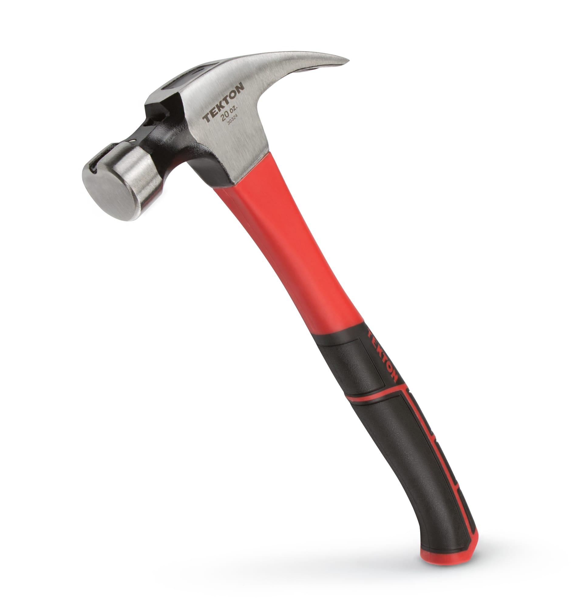 TEKTON 30324 20 oz. Jacketed Fiberglass Magnetic Head Rip Hammer