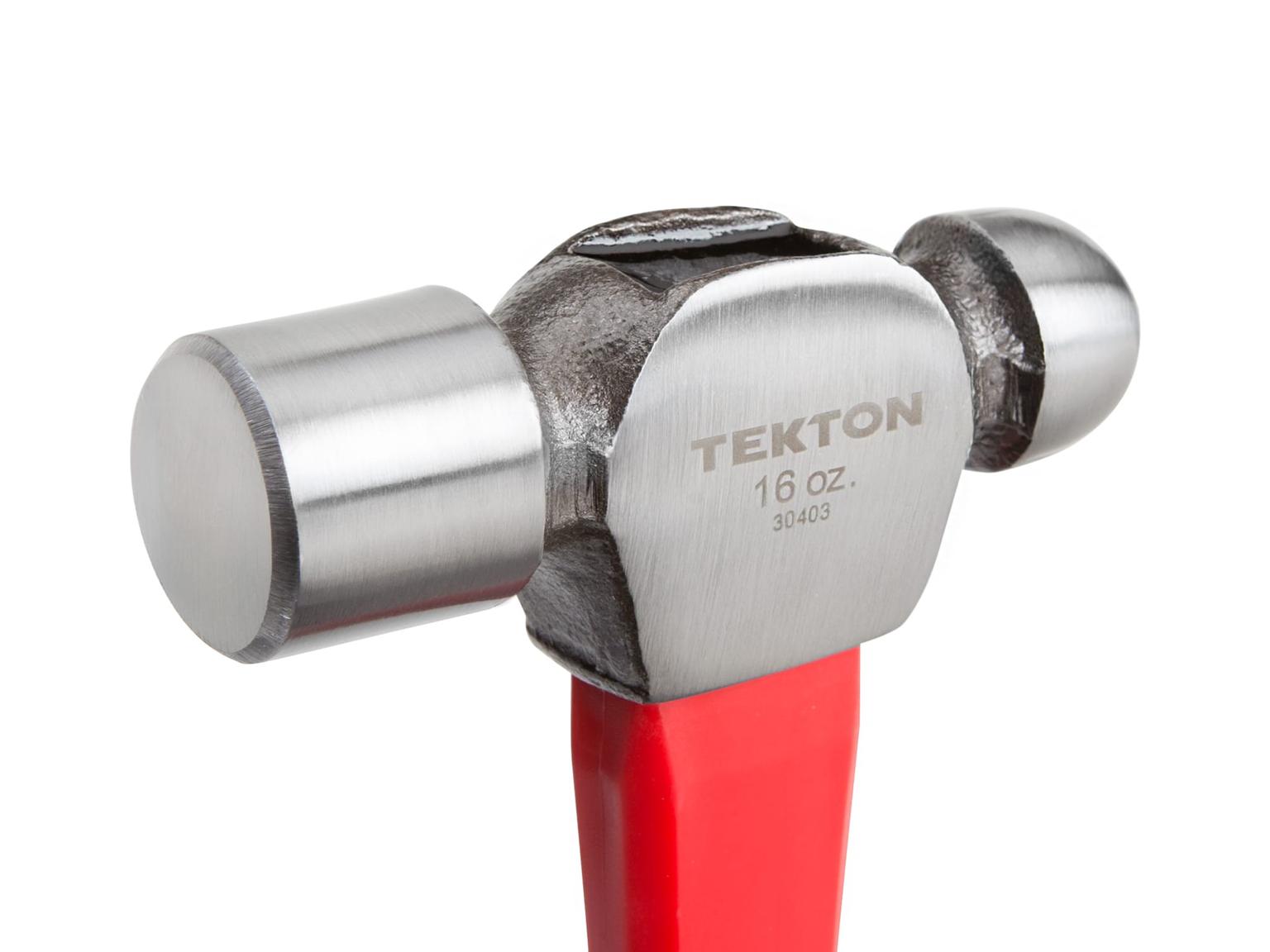 TEKTON 30403 16 oz. Ball Peen Hammer