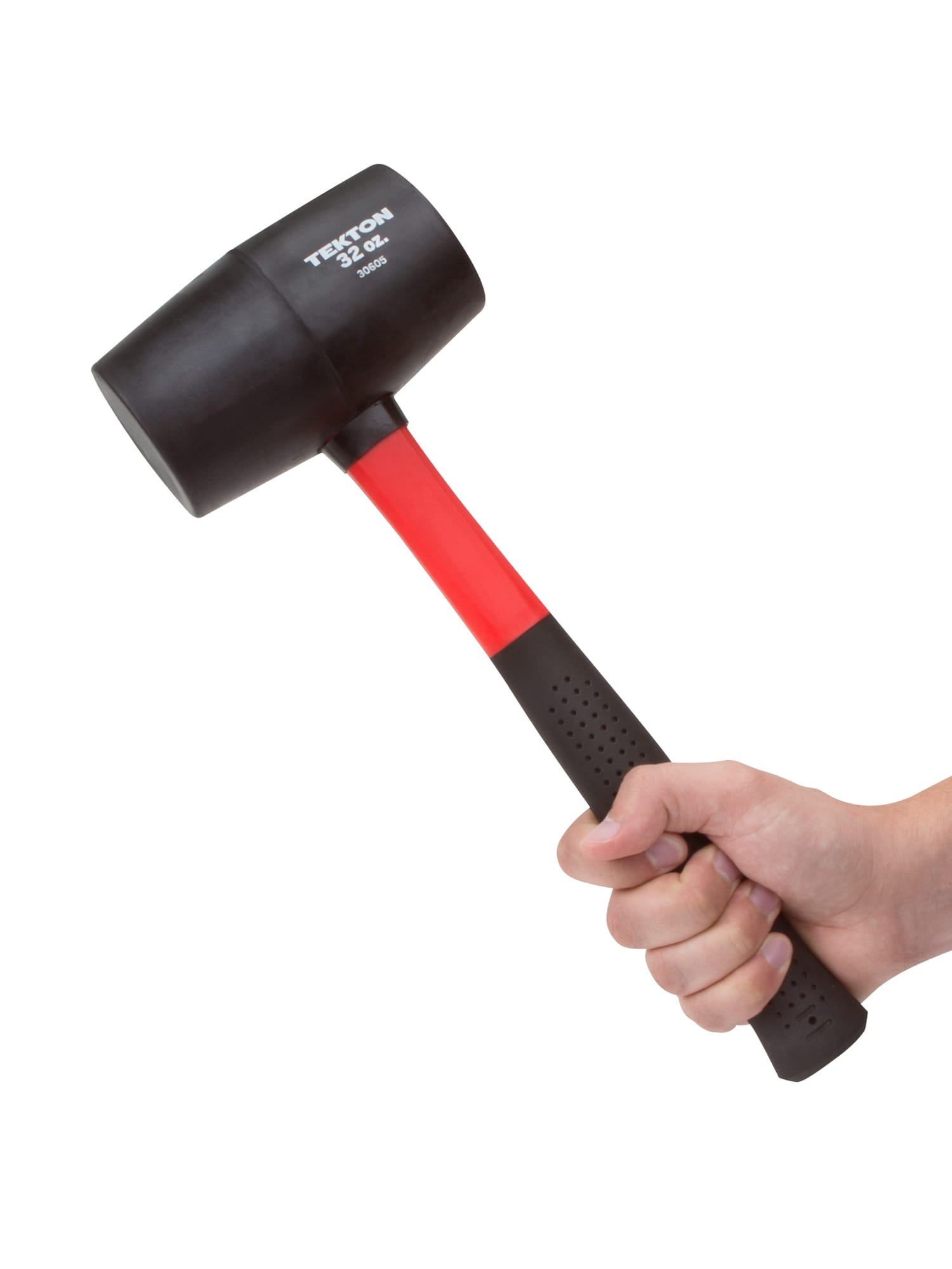 32 oz. Fiberglass Handle Rubber Mallet | TEKTON | 30605