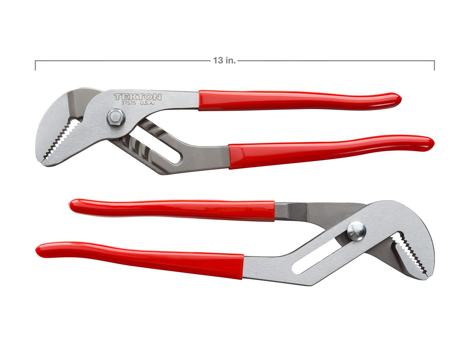 TEKTON 37525-T 13 Inch Groove Joint Pliers (2-5/8 in. Jaw)
