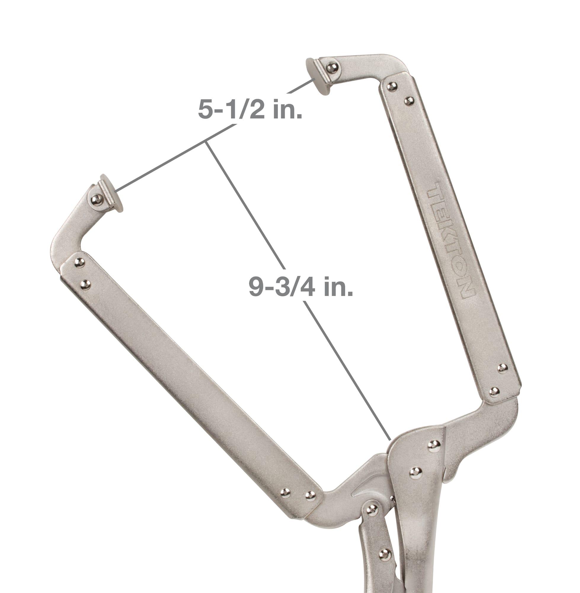 TEKTON 3836 18 Inch Swivel Pad Locking C-Clamp