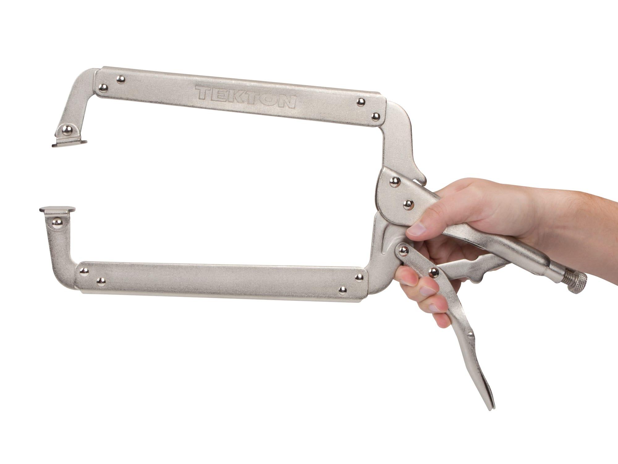 TEKTON 3836 18 Inch Swivel Pad Locking C-Clamp
