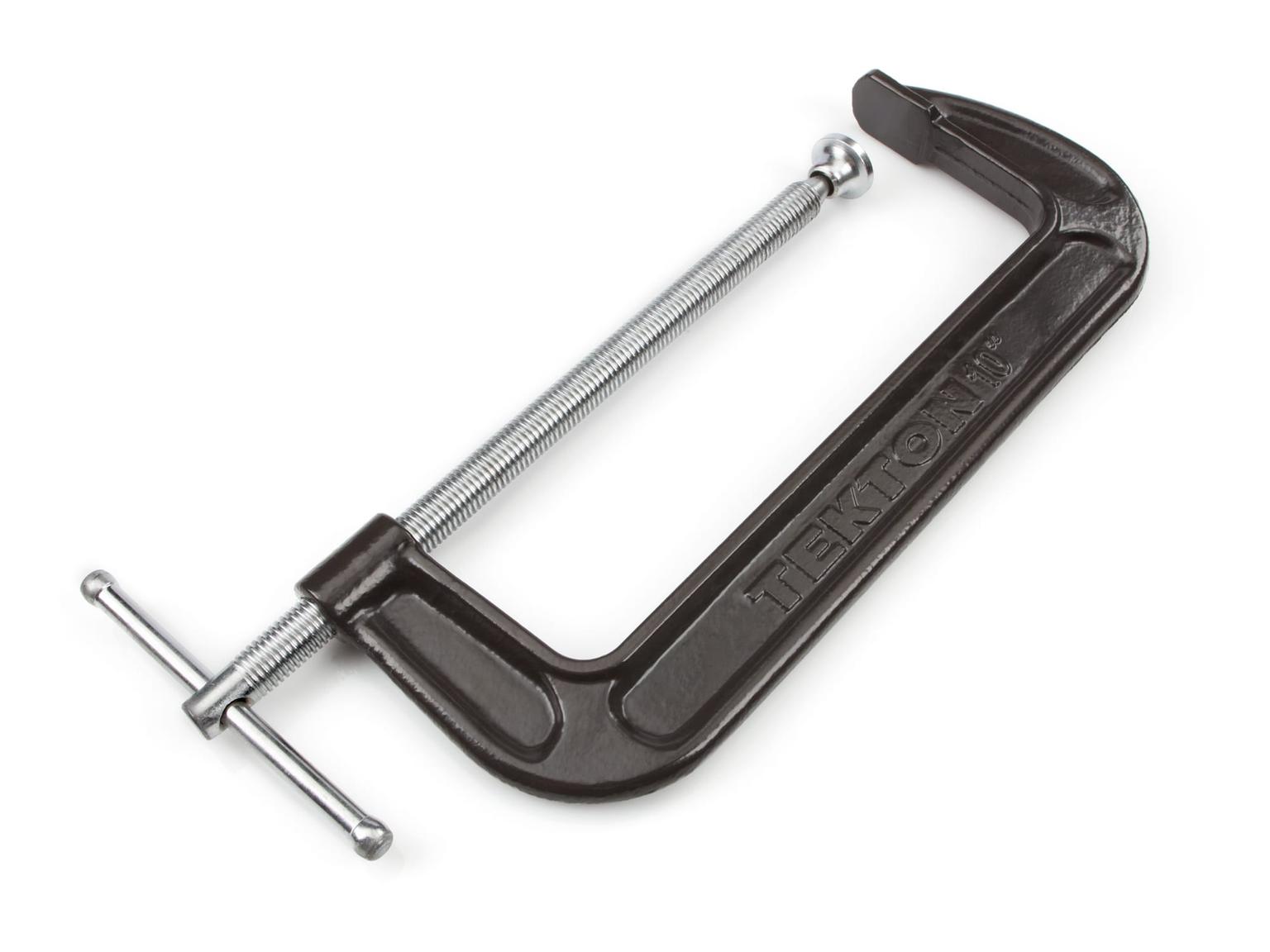 TEKTON 4035 10 Inch Malleable Iron C-Clamp