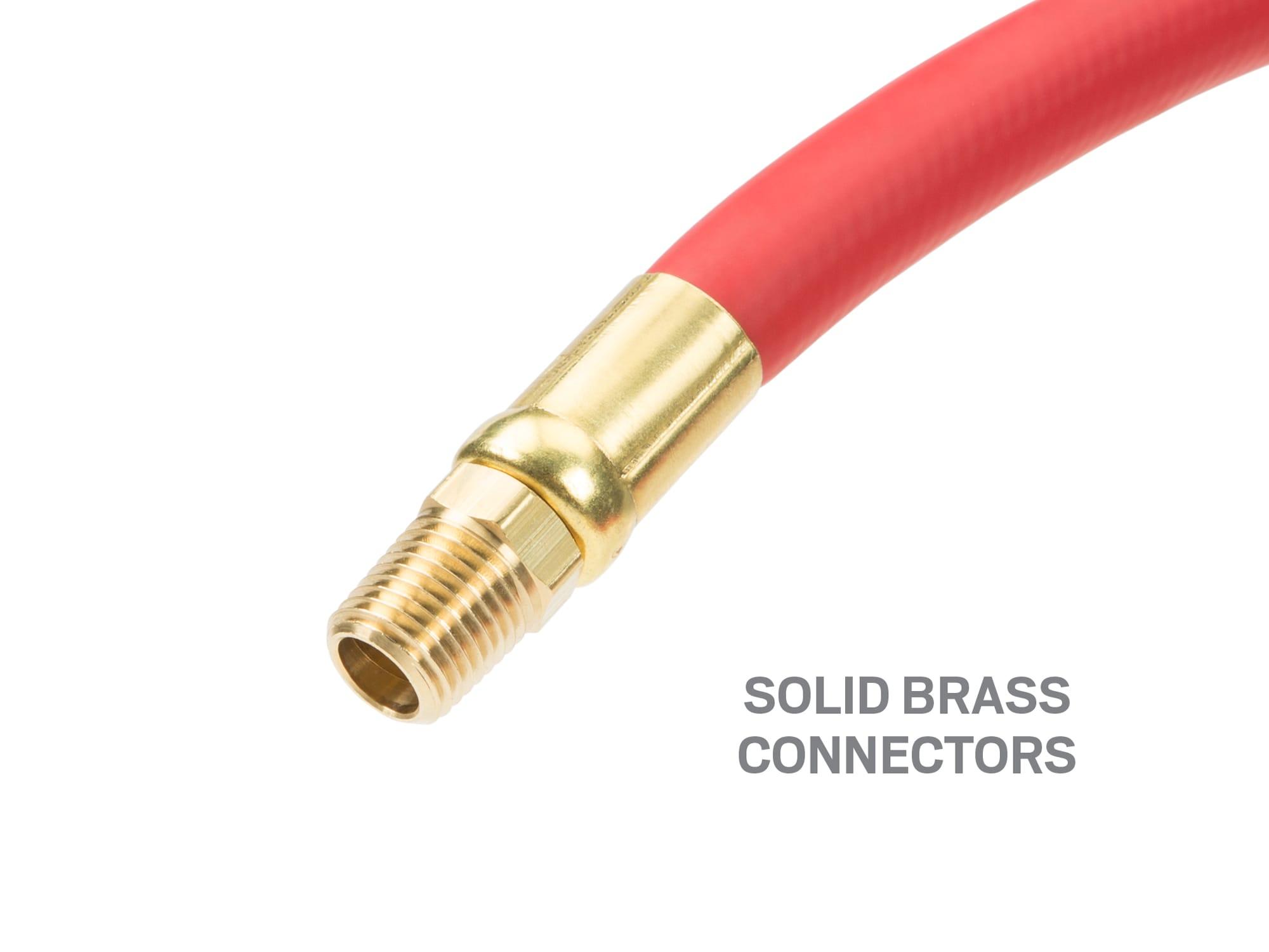 TEKTON 46133-S 3/8 Inch I.D. x 6 Foot Hybrid Lead-In Air Hose (300 PSI)
