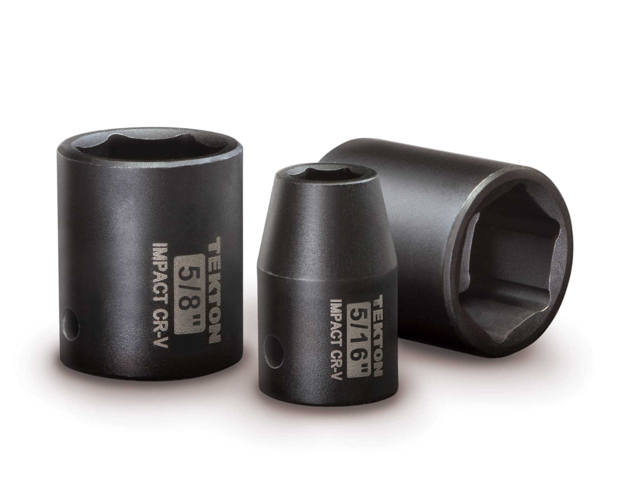 3/8 Inch Drive 6-Point Impact Socket Set, Inch (8-Piece) | TEKTON