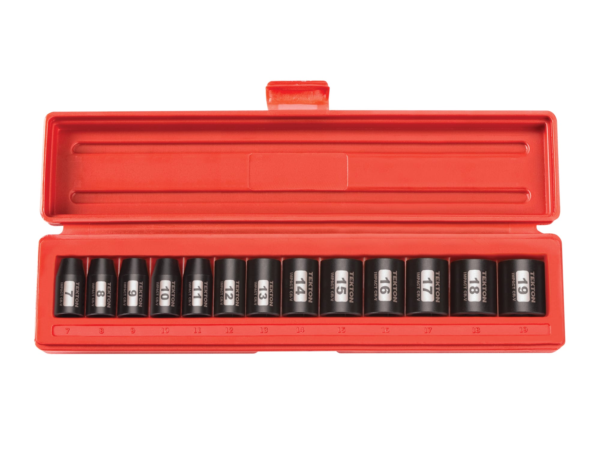 3/8 Inch Drive 6-Point Impact Socket Set, Metric (13-Piece