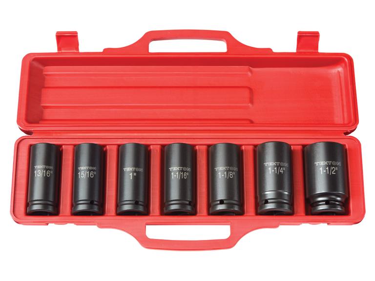 3/4 Inch Drive Deep 6-Point Impact Socket Set, Inch (7-Piece) | TEKTON ...