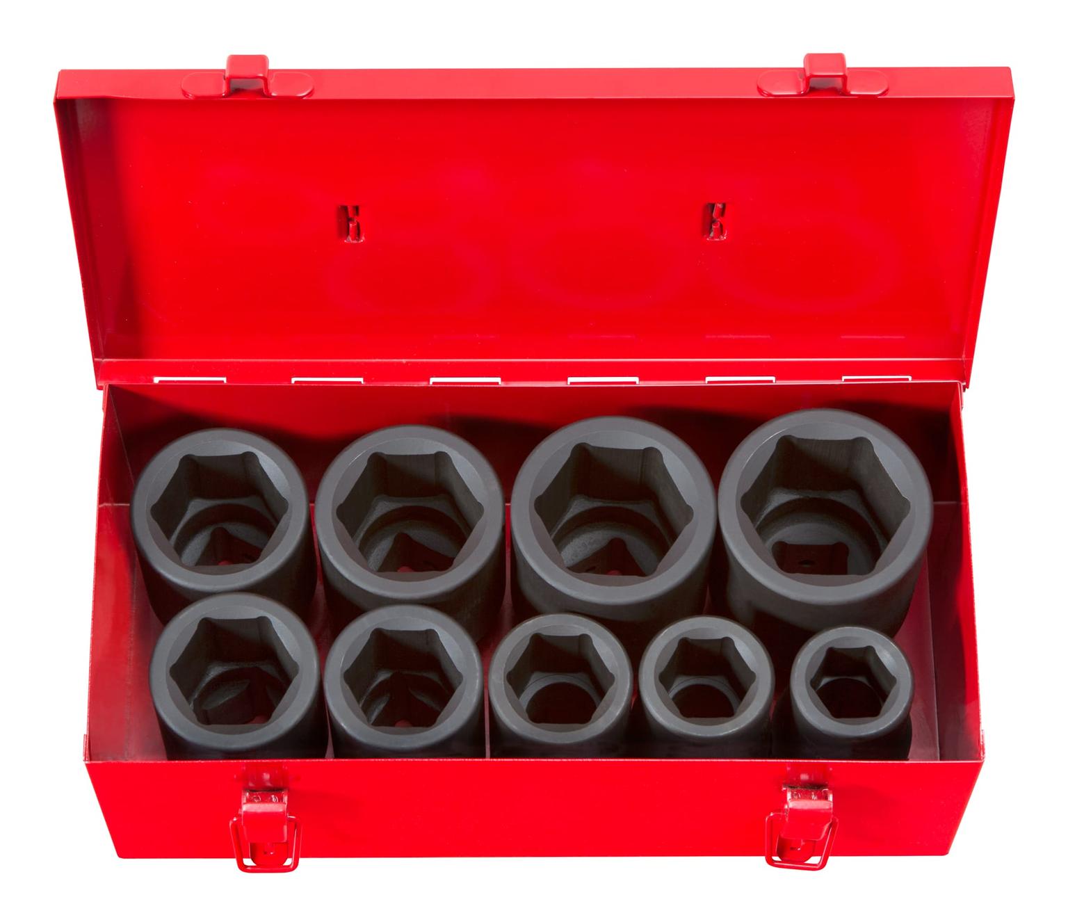1 Inch Drive Deep 6-Point Impact Socket Set, 9-Piece (1-2 in.)