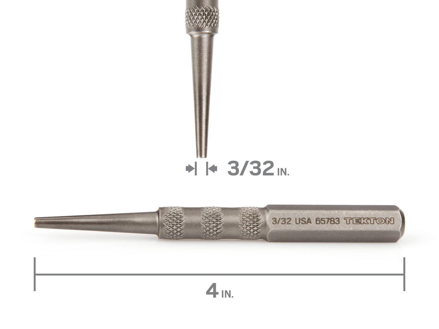 TEKTON 65783-T 3/32 Inch Nail Set