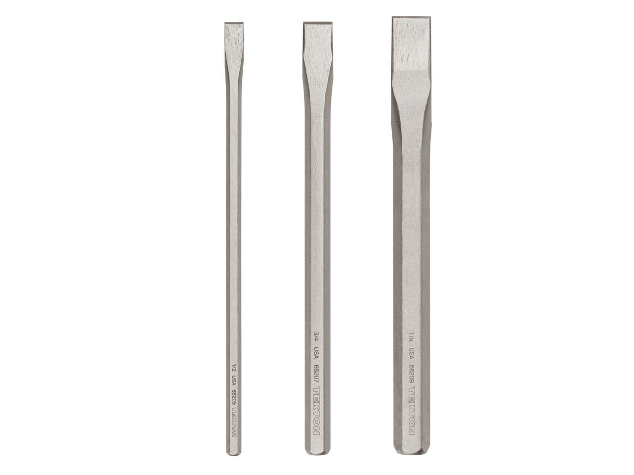 Long Cold Chisel Set (3Piece) TEKTON 66506