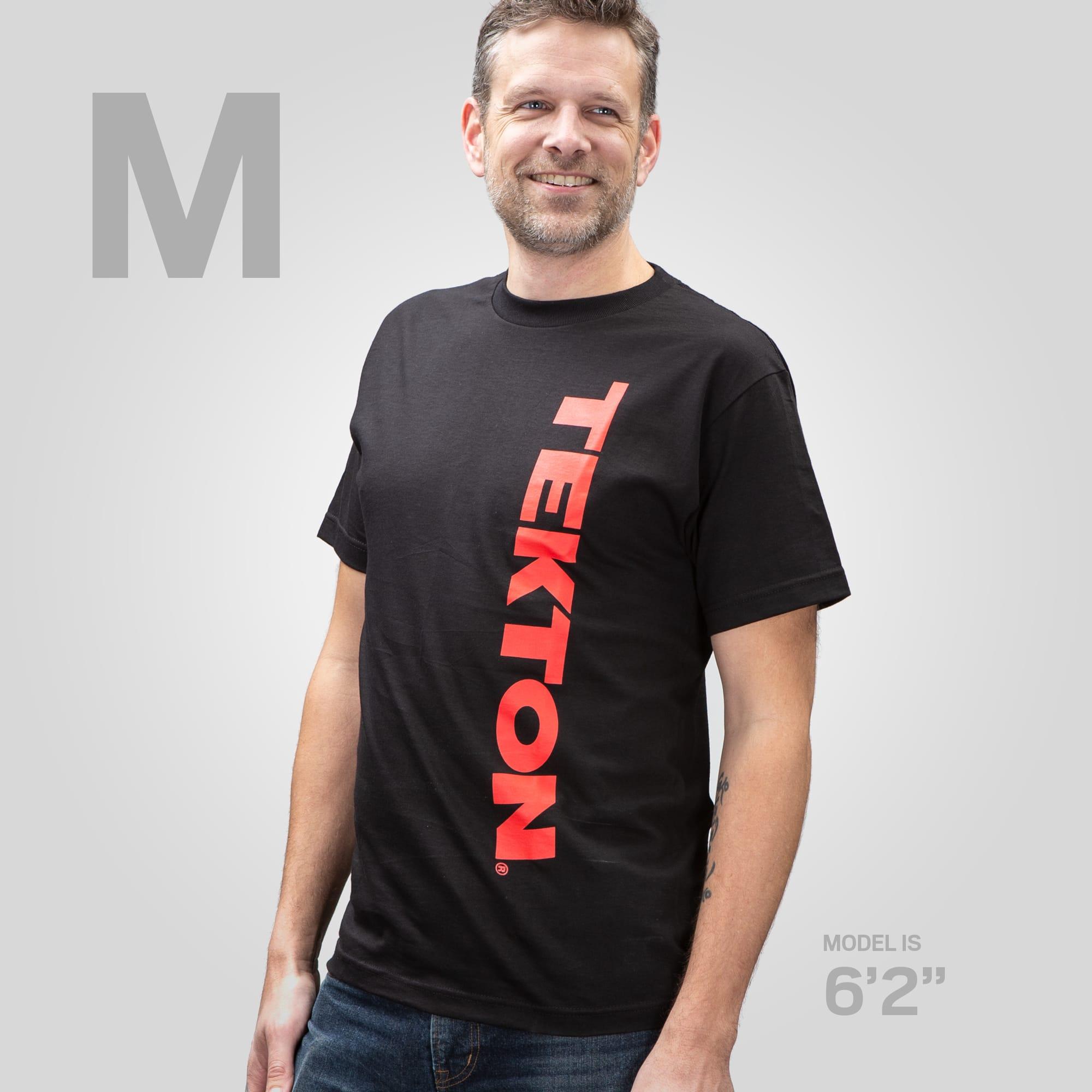 TEKTON APG32002 Tekton Men's T-Shirt, Black (M)