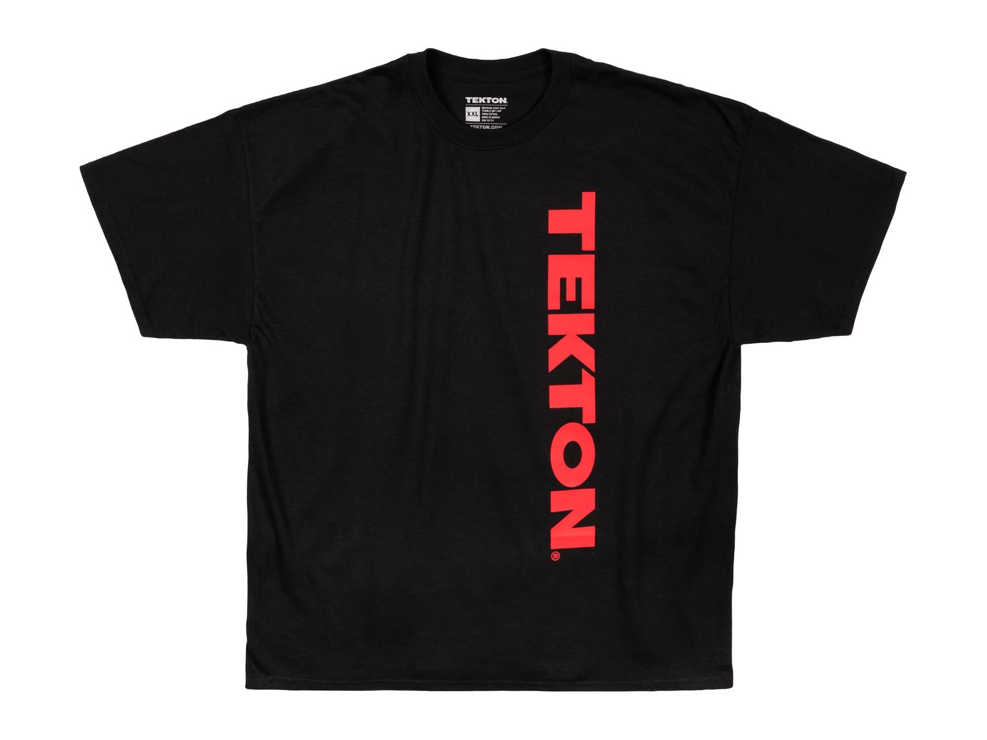 TEKTON APG32005 Tekton Men's T-Shirt, Black (XXL)