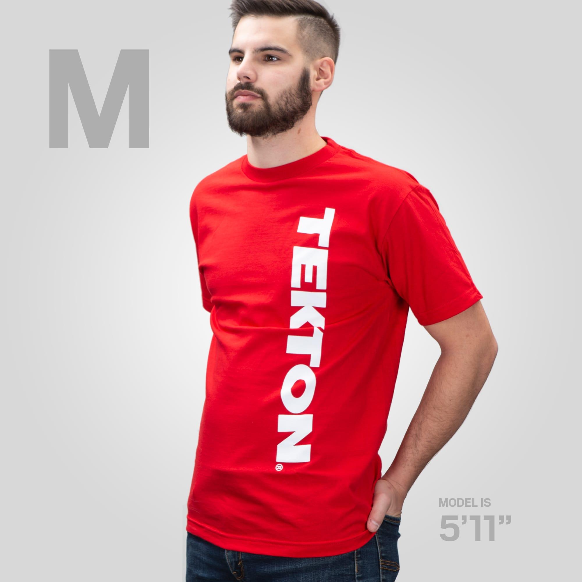 TEKTON APG32007 Tekton Men's T-Shirt, Red (M)