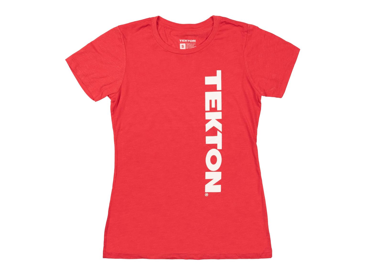 TEKTON APG32015 Tekton Women's T-Shirt, Red (S)