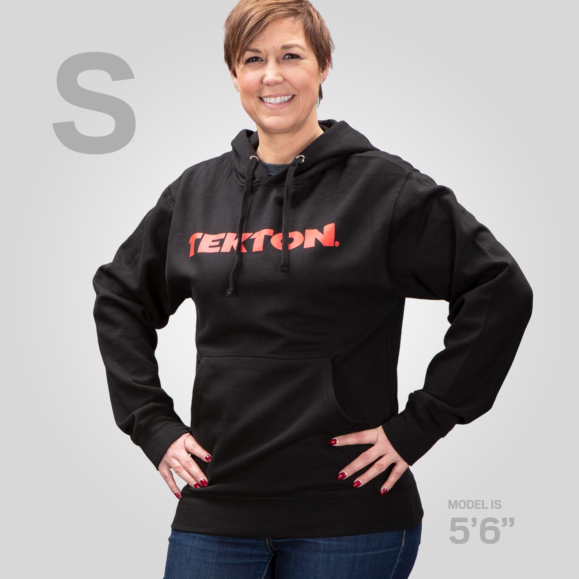 TEKTON APG32019 Tekton Pullover Hoodie, Black (S)