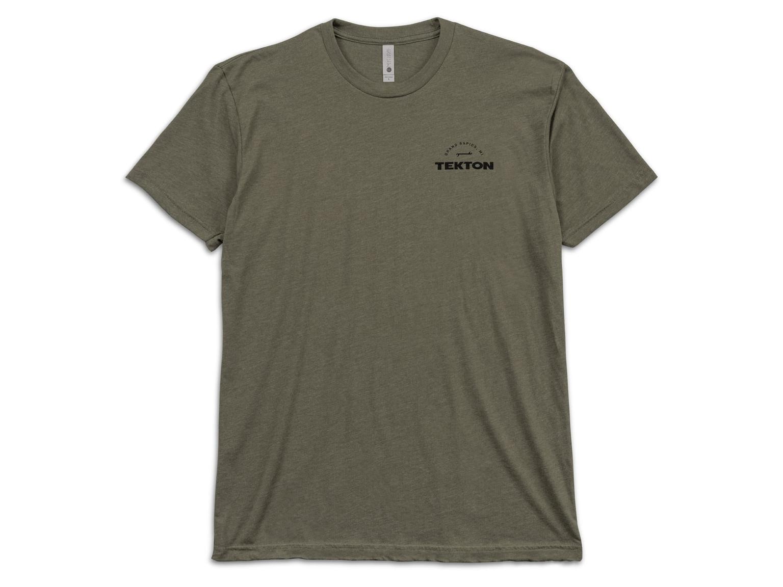 TEKTON APG32036-T Tekton Unisex T-Shirt, Heather Green (Medium)