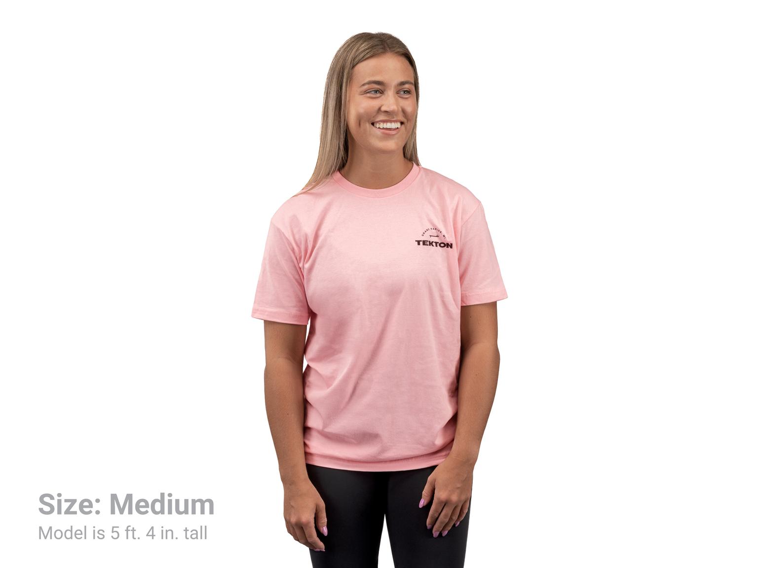 TEKTON APG32043-T Tekton Unisex T-Shirt, Pink (Large)