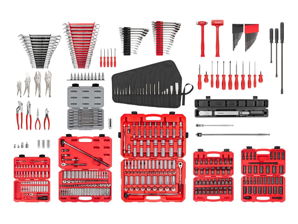 Tekton Auto Technician Core Bundle with sockets, wrenches, and more