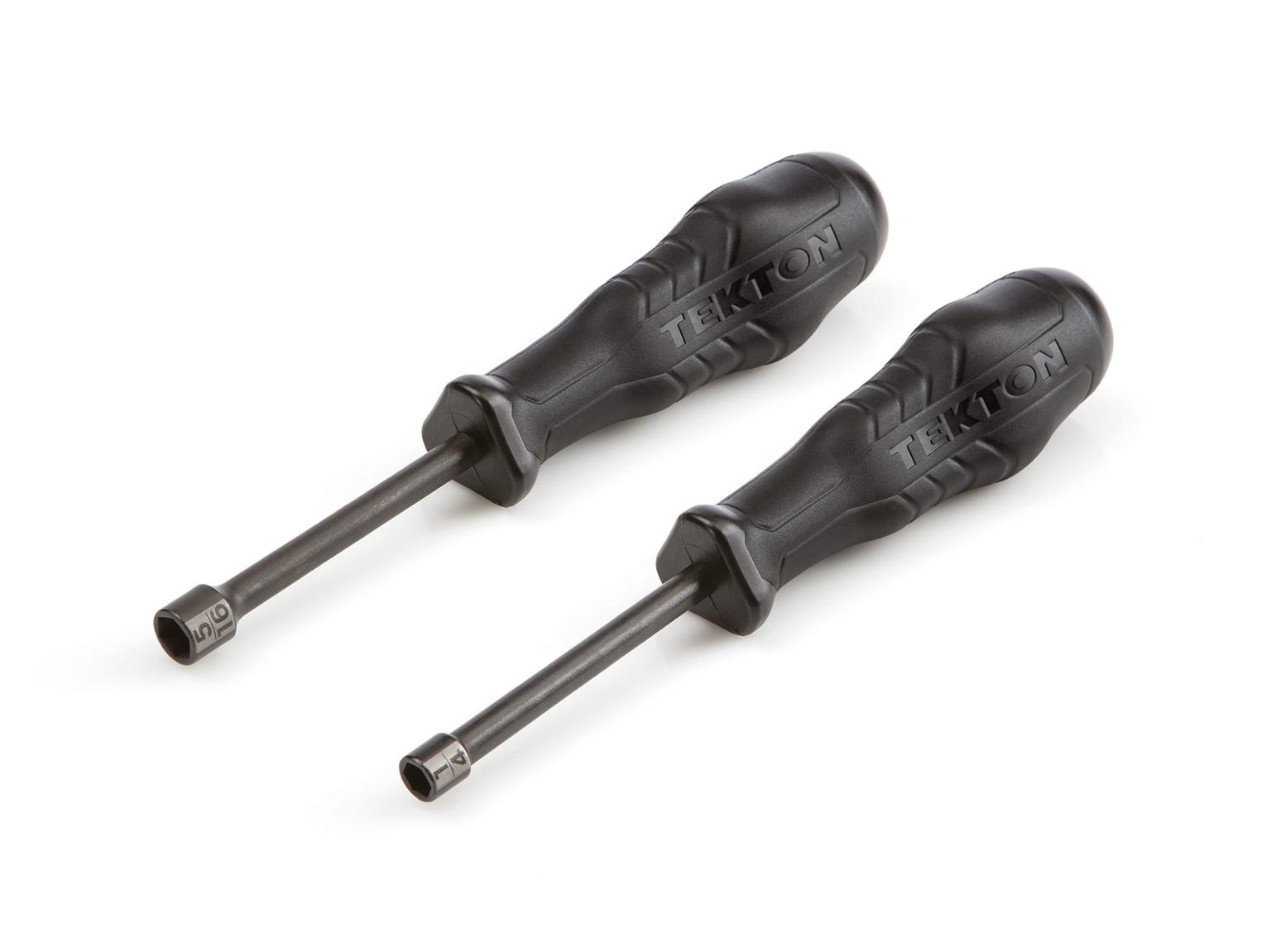 TEKTON DHD91001-T High-Torque Nut Driver Set, 2-Piece (1/4, 5/16 in.)