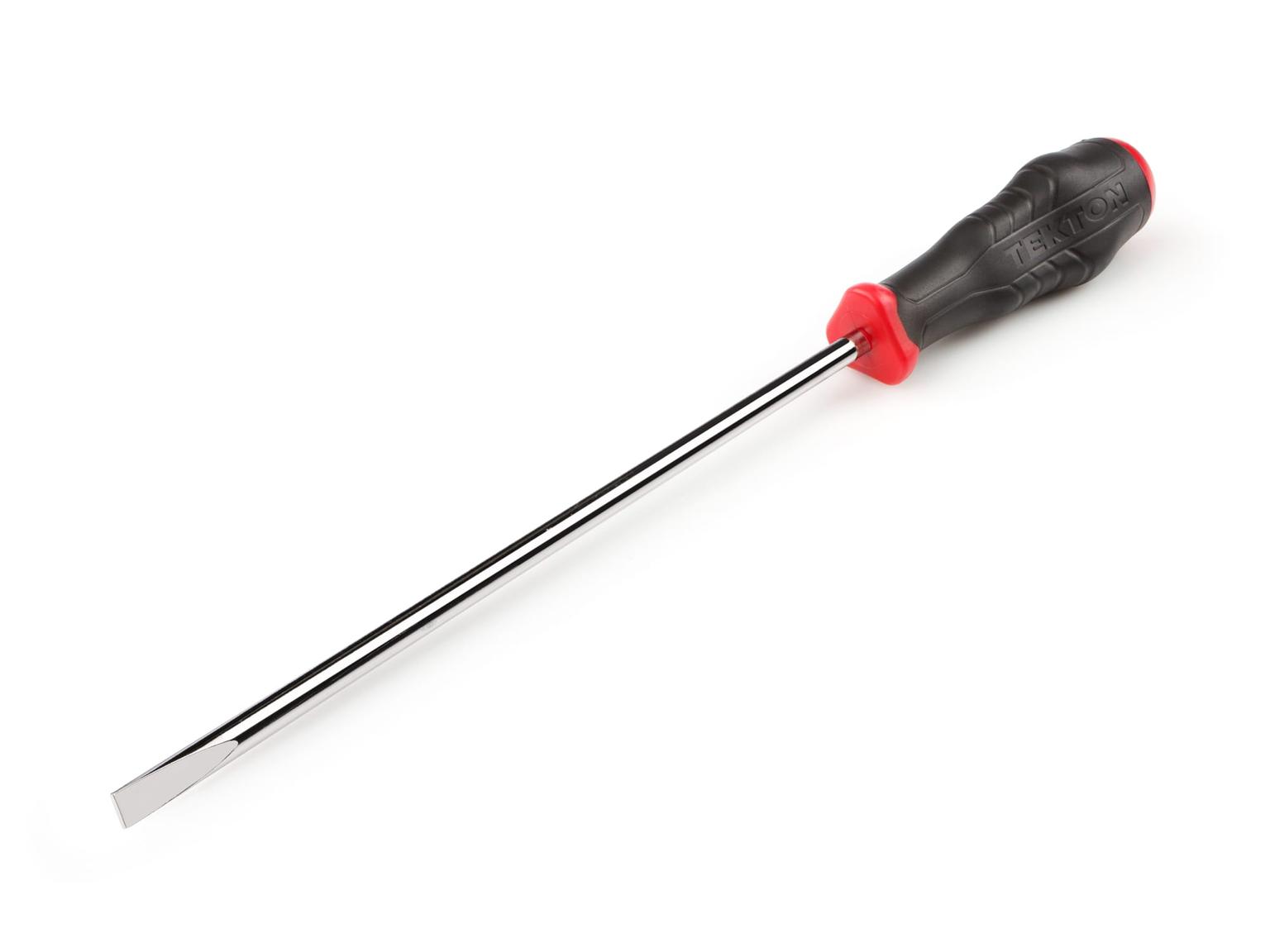 TEKTON DHE34250-T Long 1/4 Inch Slotted High-Torque Screwdriver