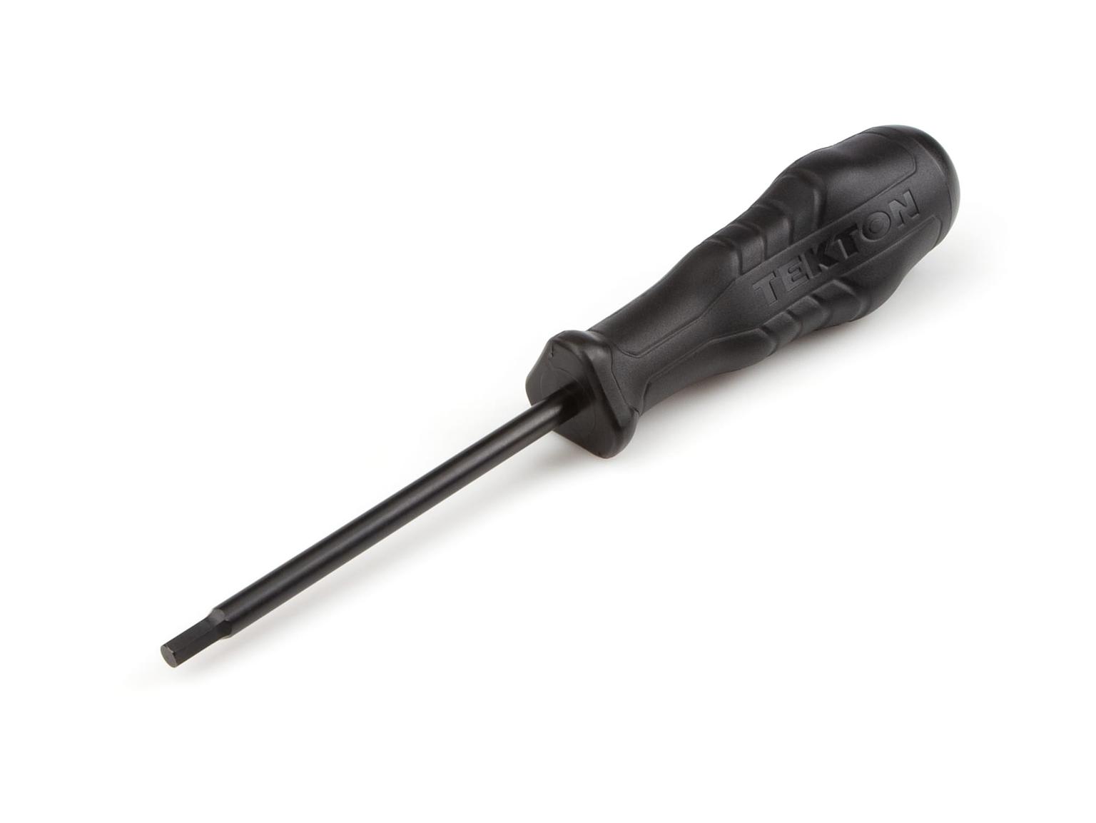 TEKTON DHX11188-T 3/16 Inch Hex High-Torque Black Oxide Blade Screwdriver
